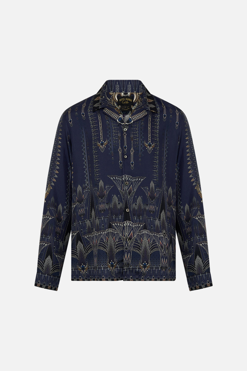 LONG SLEEVE CAMP COLLARED SHIRT THE EGYPT EFFECT
