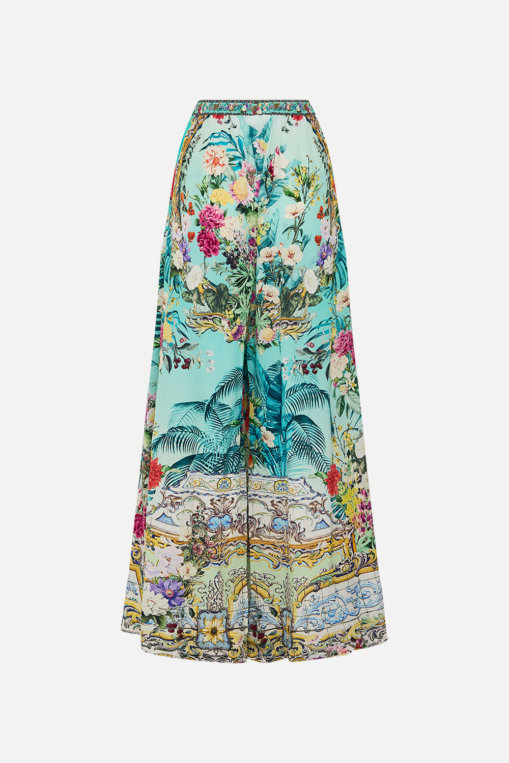 WIDE LEG TROUSER WITH FRONT POCKETS GARDENS OF QUELUZ