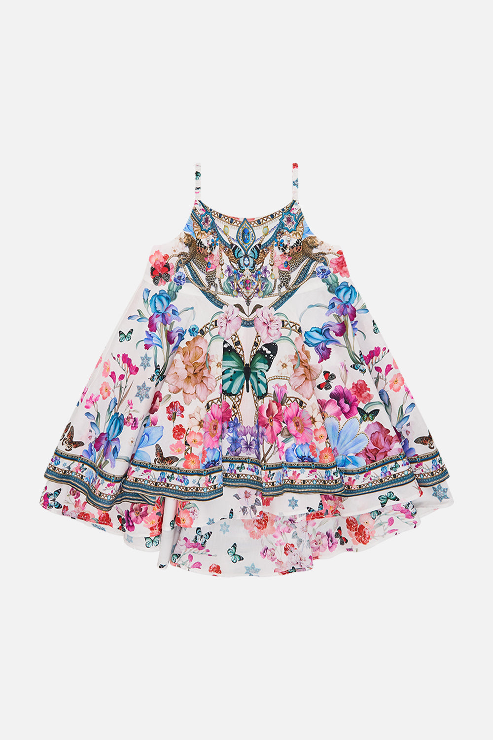 BABIES RUFFLE HEM DRESS MONSERRATE MAGIC