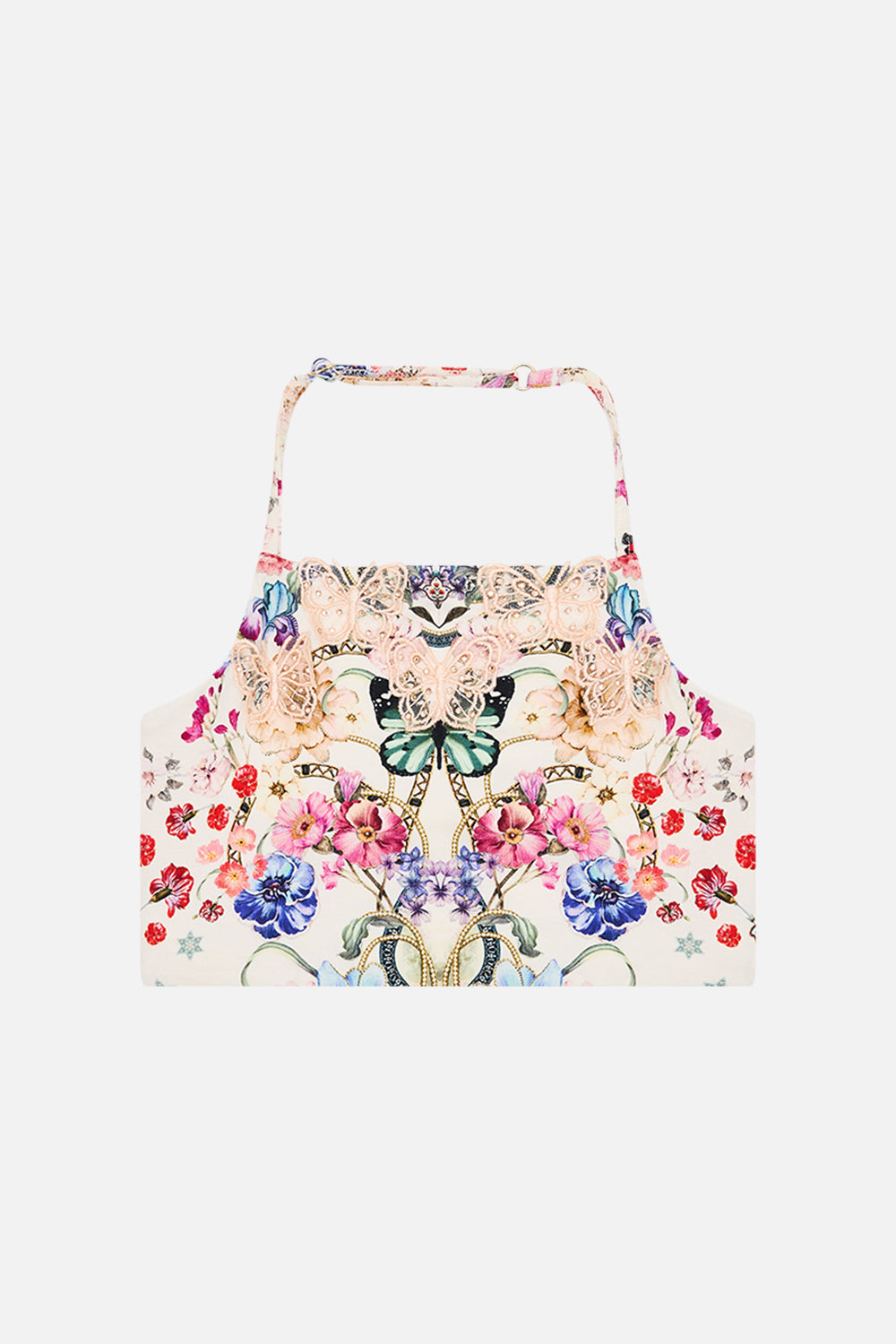 KIDS HALTER CROP IN STRETCH JERSEY 4-10 MONSERRATE MAGIC