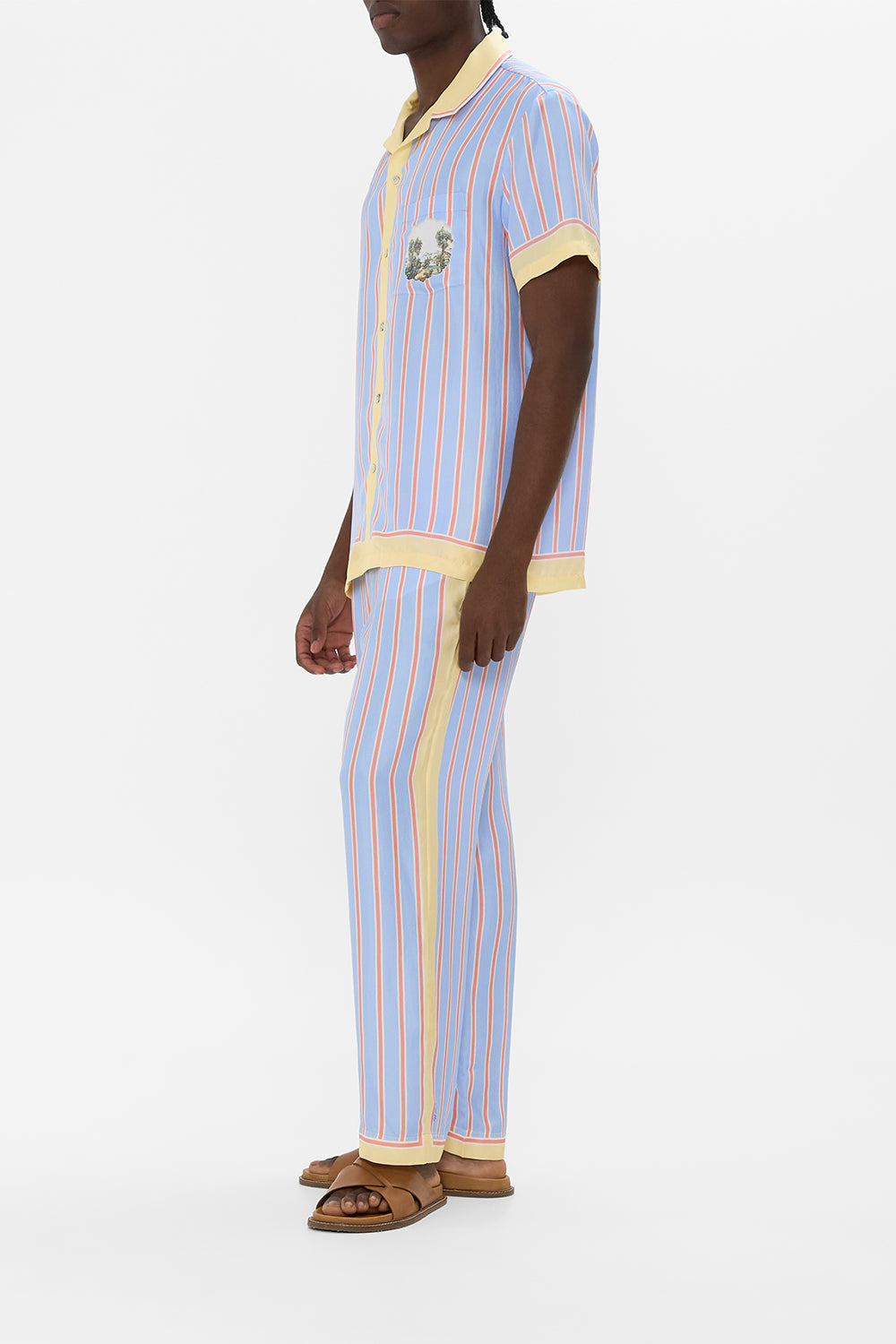 SHORT SLEEVE CAMP COLLARED SHIRT BOTANICAL BALLADS