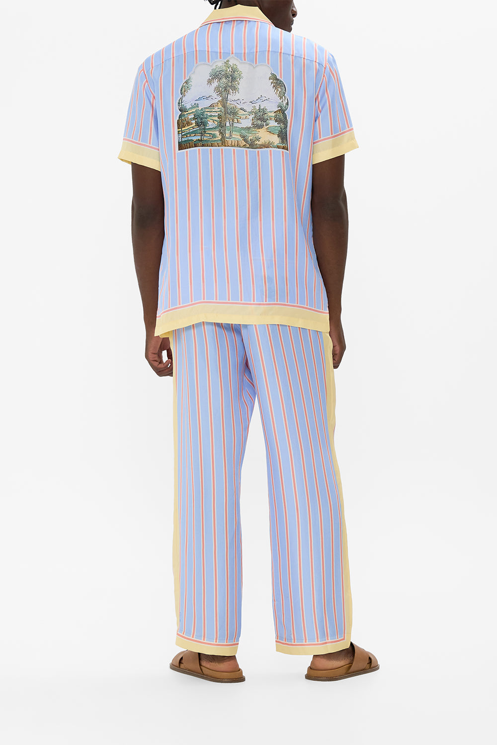 LOUNGE PANT WITH ELASTIC WAIST BOTANICAL BALLADS