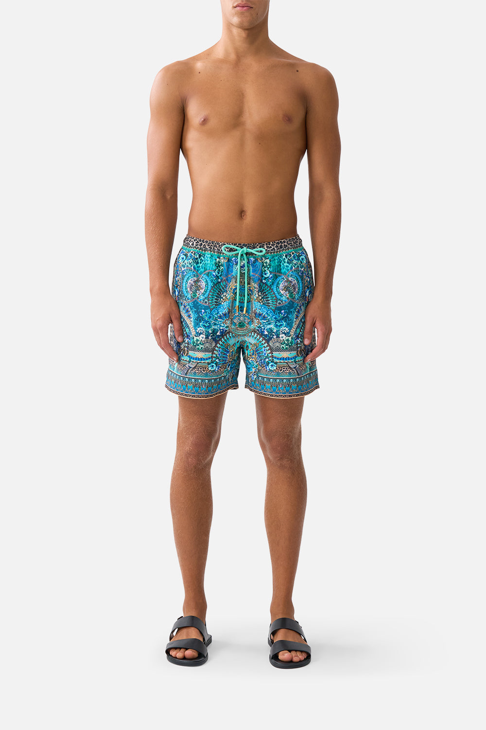 MID LENGTH BOARDSHORT WITH ELASTIC WAIST FLAMENCO EUPHORIA