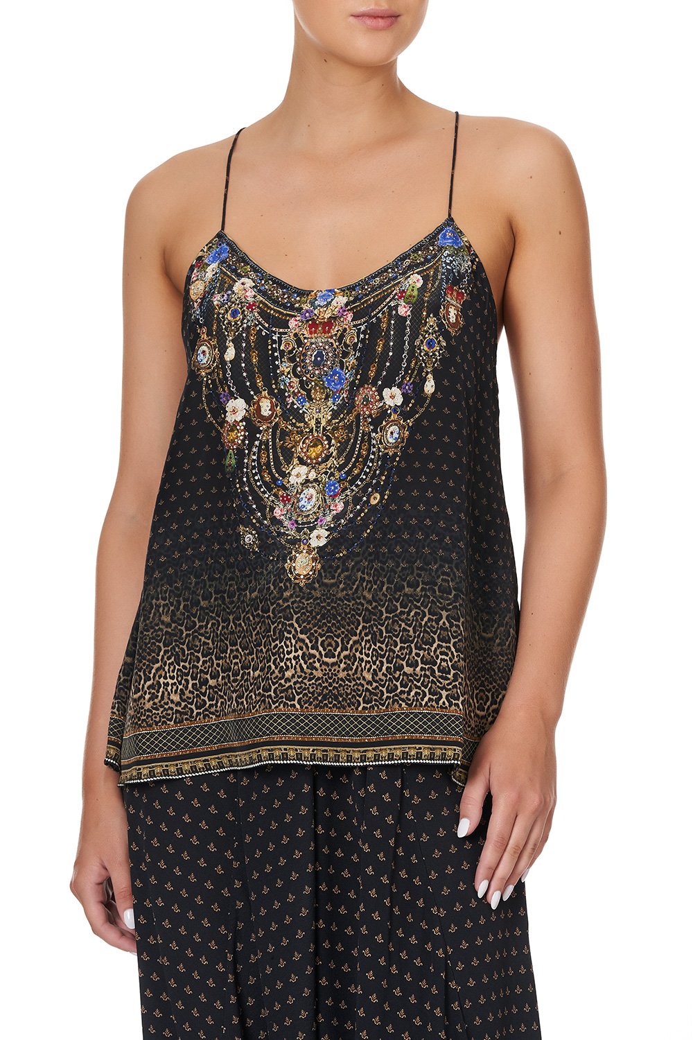 T BACK SHOESTRING TOP ROYAL RESIDENCE