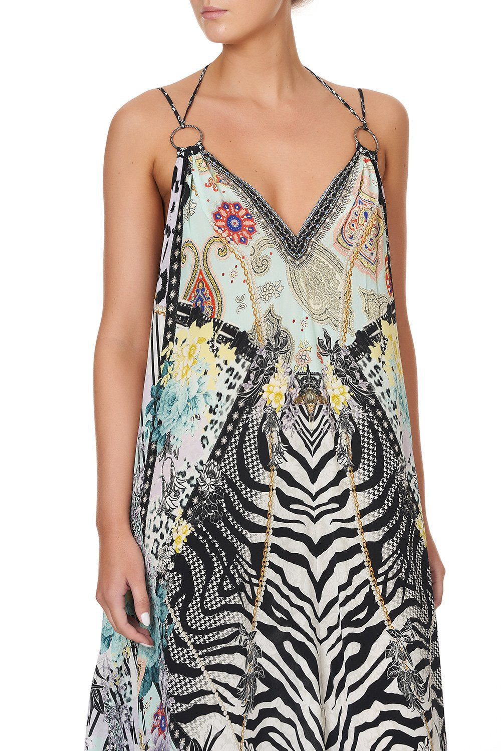 RING DETAIL STRAP DRESS THINK KINKS