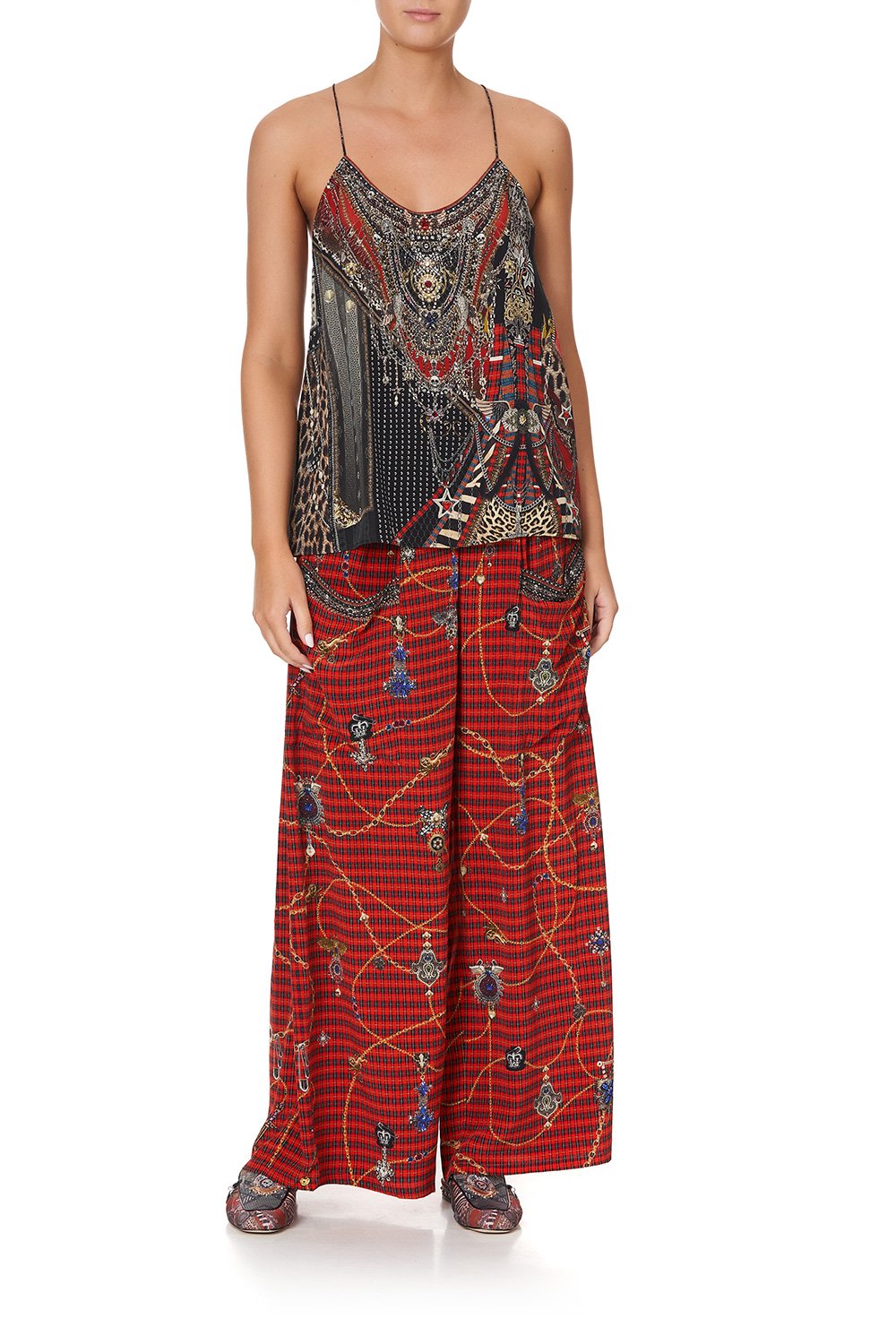 T BACK SHOESTRING TOP LONDON CALLING