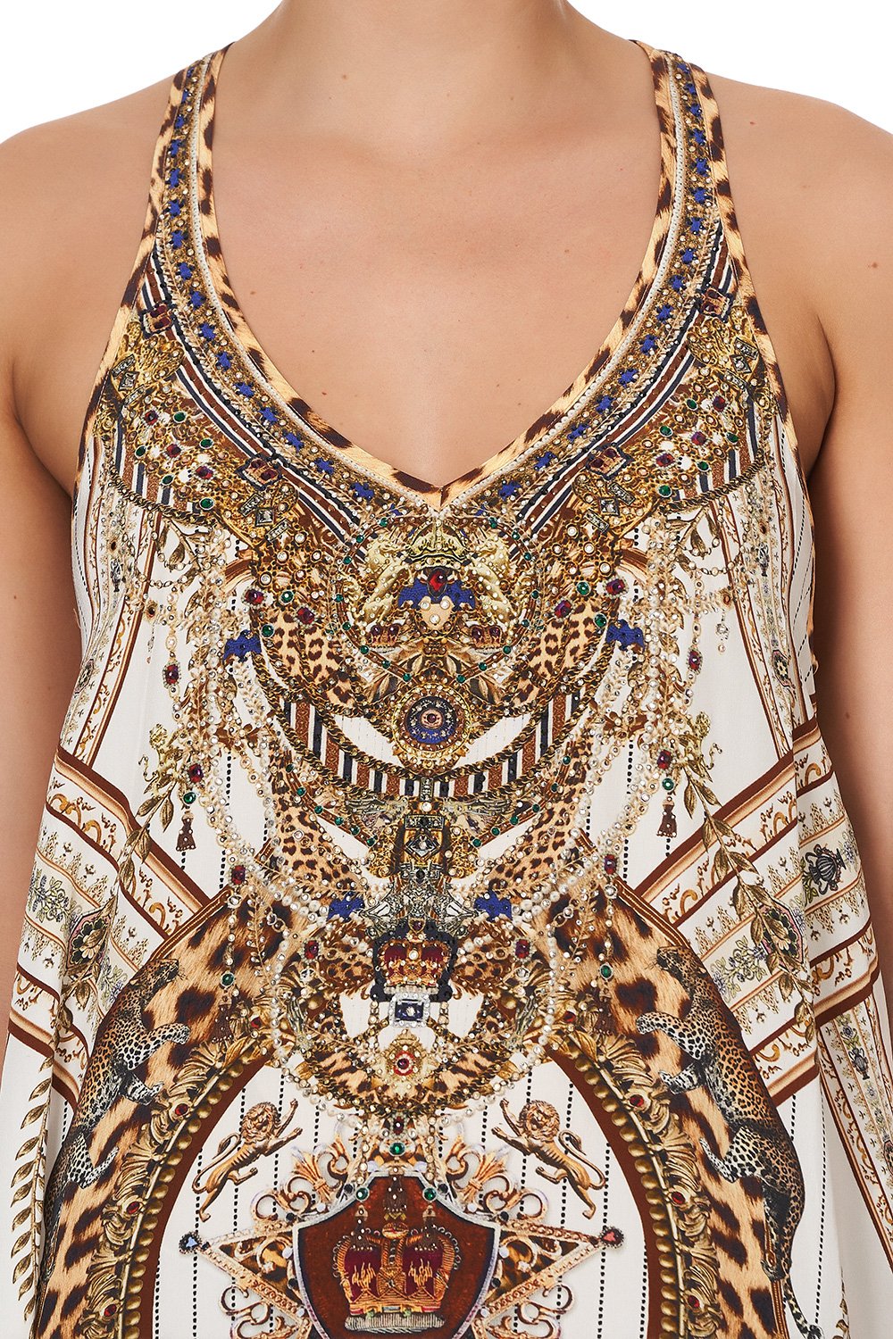 V NECK RACERBACK DRESS MIND YOUR MANOR