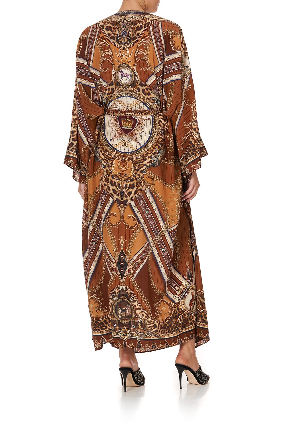 SPLIT HEM LACE UP KAFTAN LADY LODGE