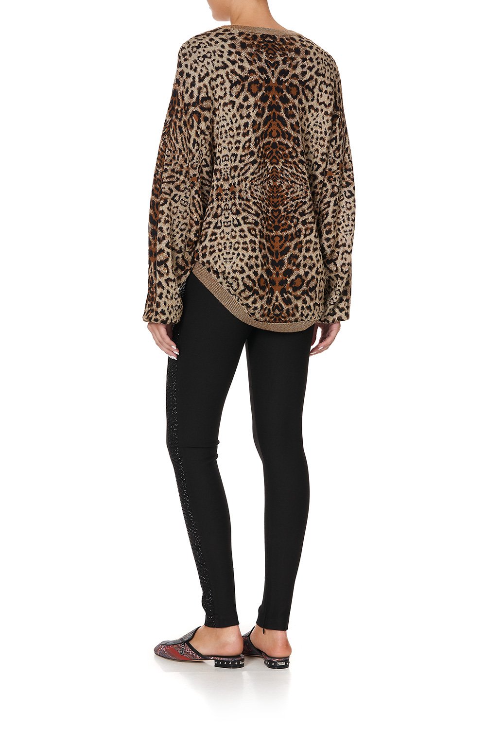 PONTE PANT WITH SIDE PANEL PUNK OF PRIMROSE