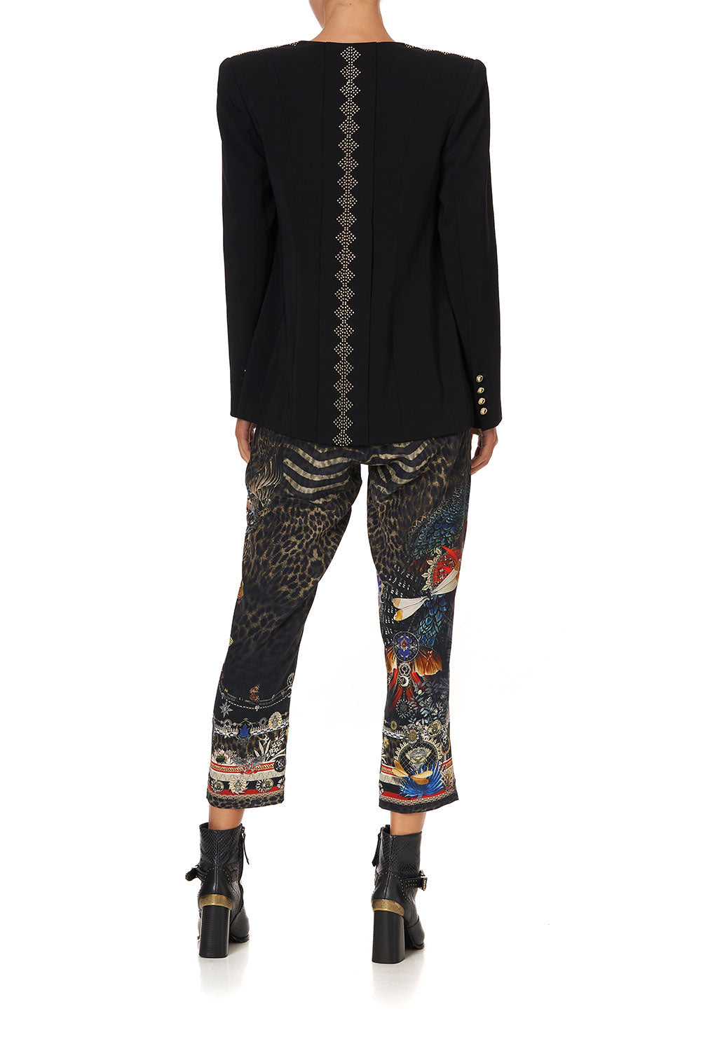 DROP CROTCH SLIM LEG PANT TREASURE CHASER