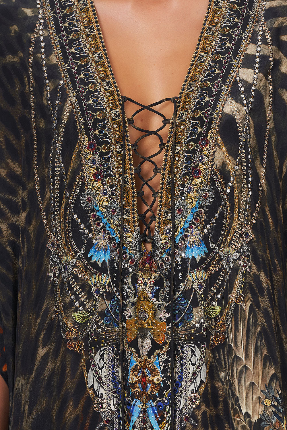 LACE UP KAFTAN TREASURE CHASER