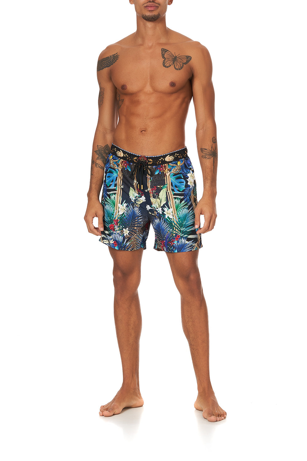ELASTIC WAIST BOARDSHORT RAINBOW ROOM