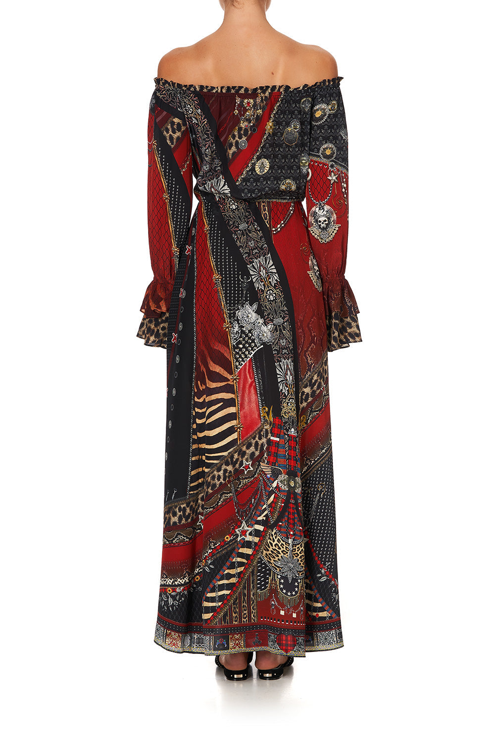 DROP SHOULDER SPLIT DRESS LONDON CALLING