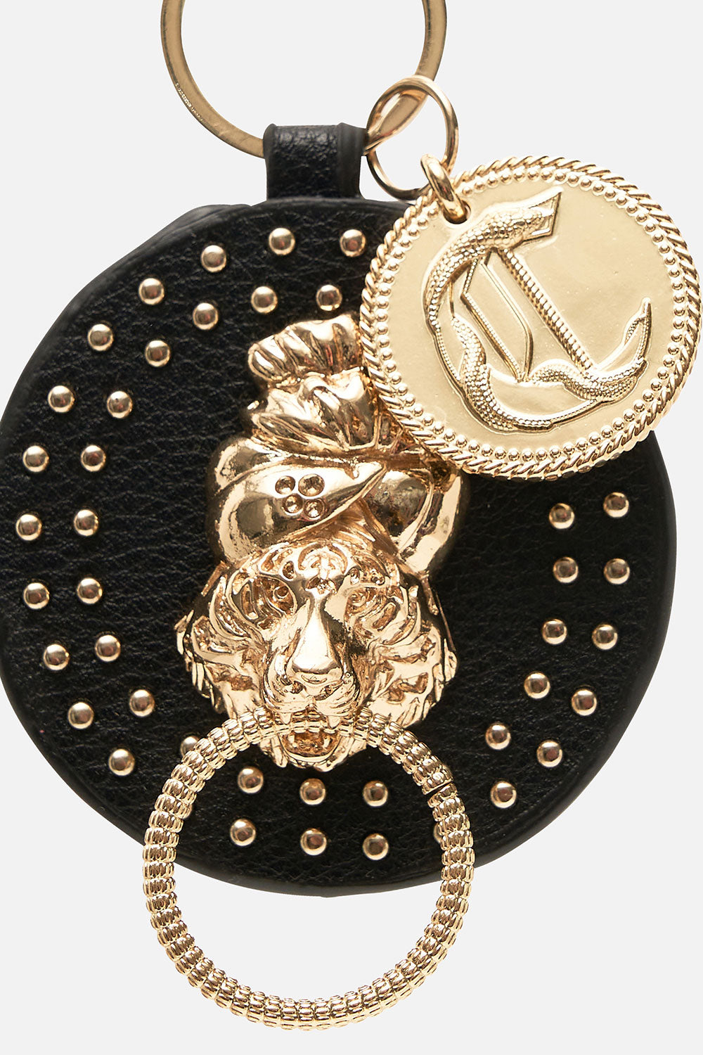 DOOR KNOCKER KEYRING SOLID BLACK