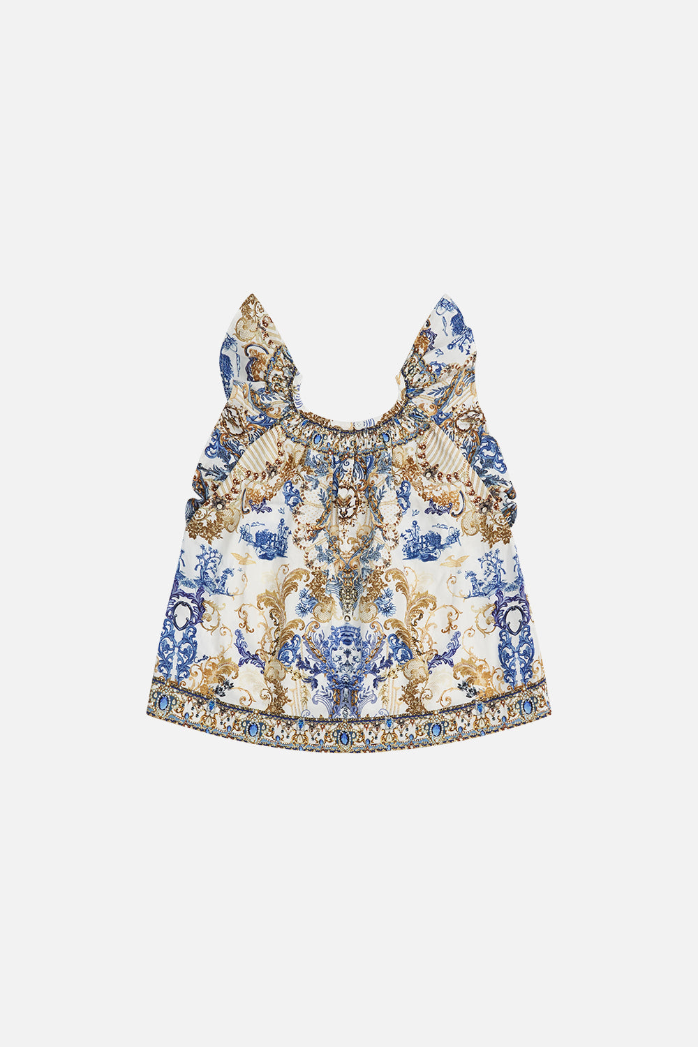 FRILL SLEEVE TOP 12-14 SOUL SEARCHING