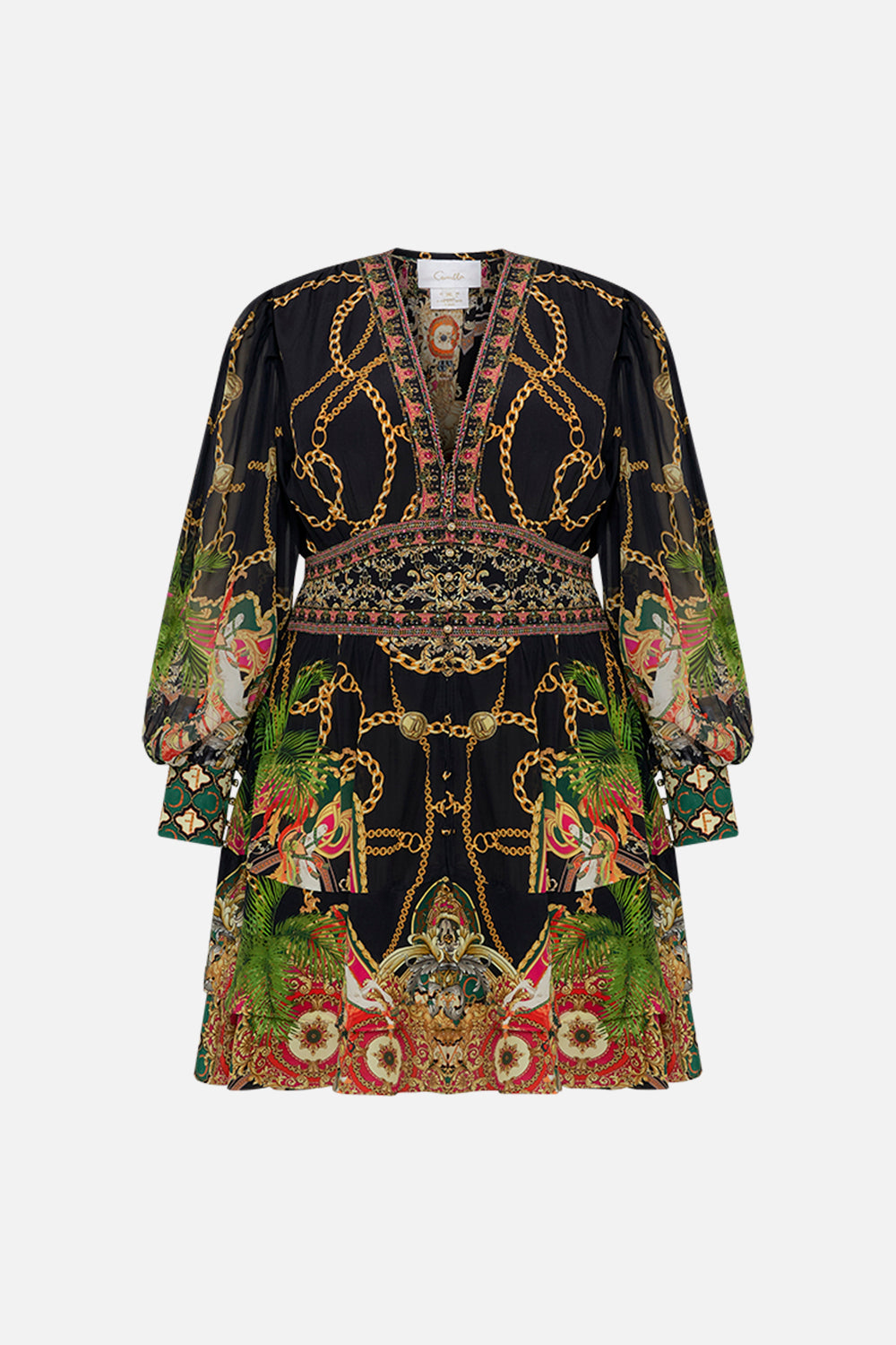 BUTTON FRONT FRILL DRESS JEALOUSY AND JEWELS