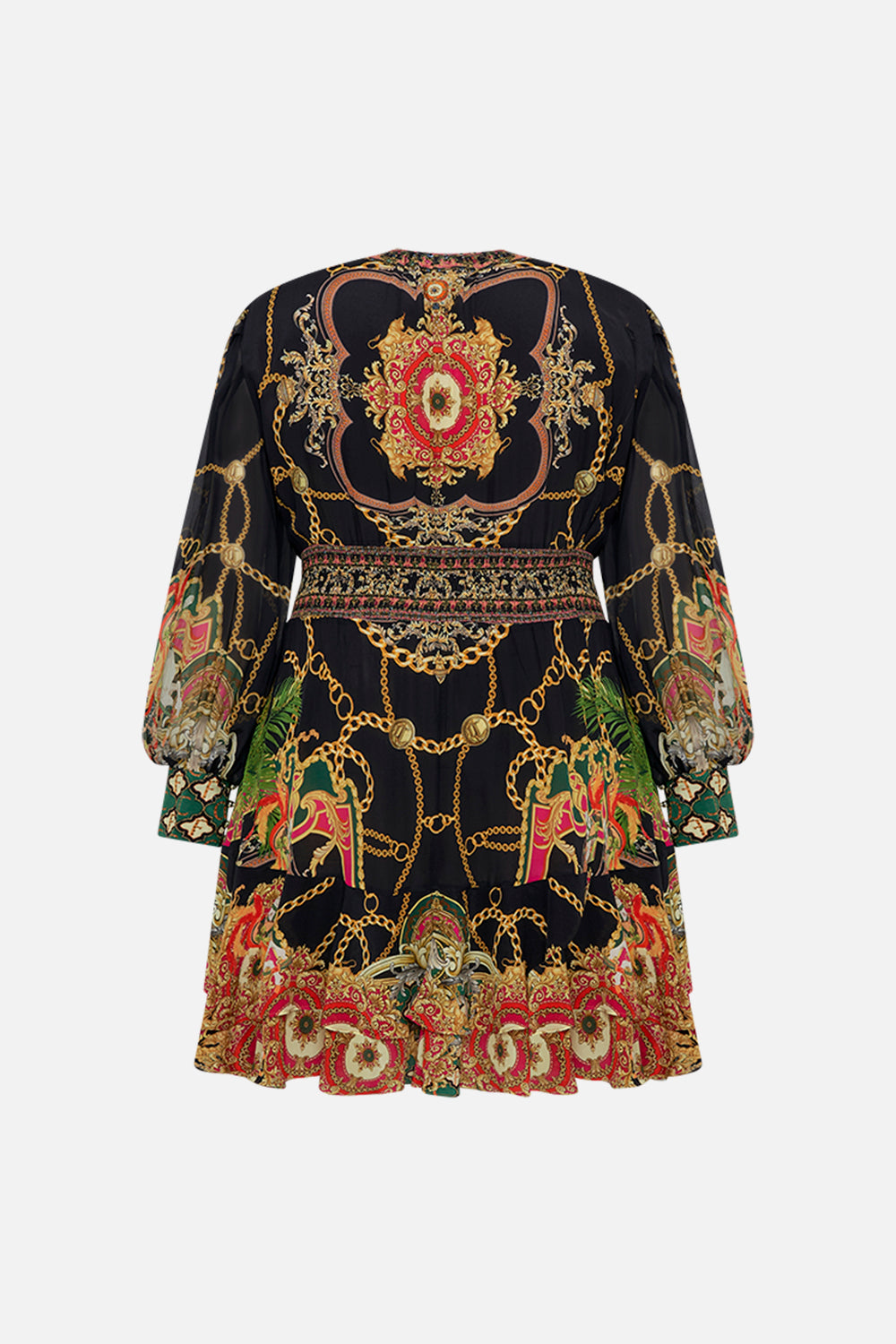 BUTTON FRONT FRILL DRESS JEALOUSY AND JEWELS