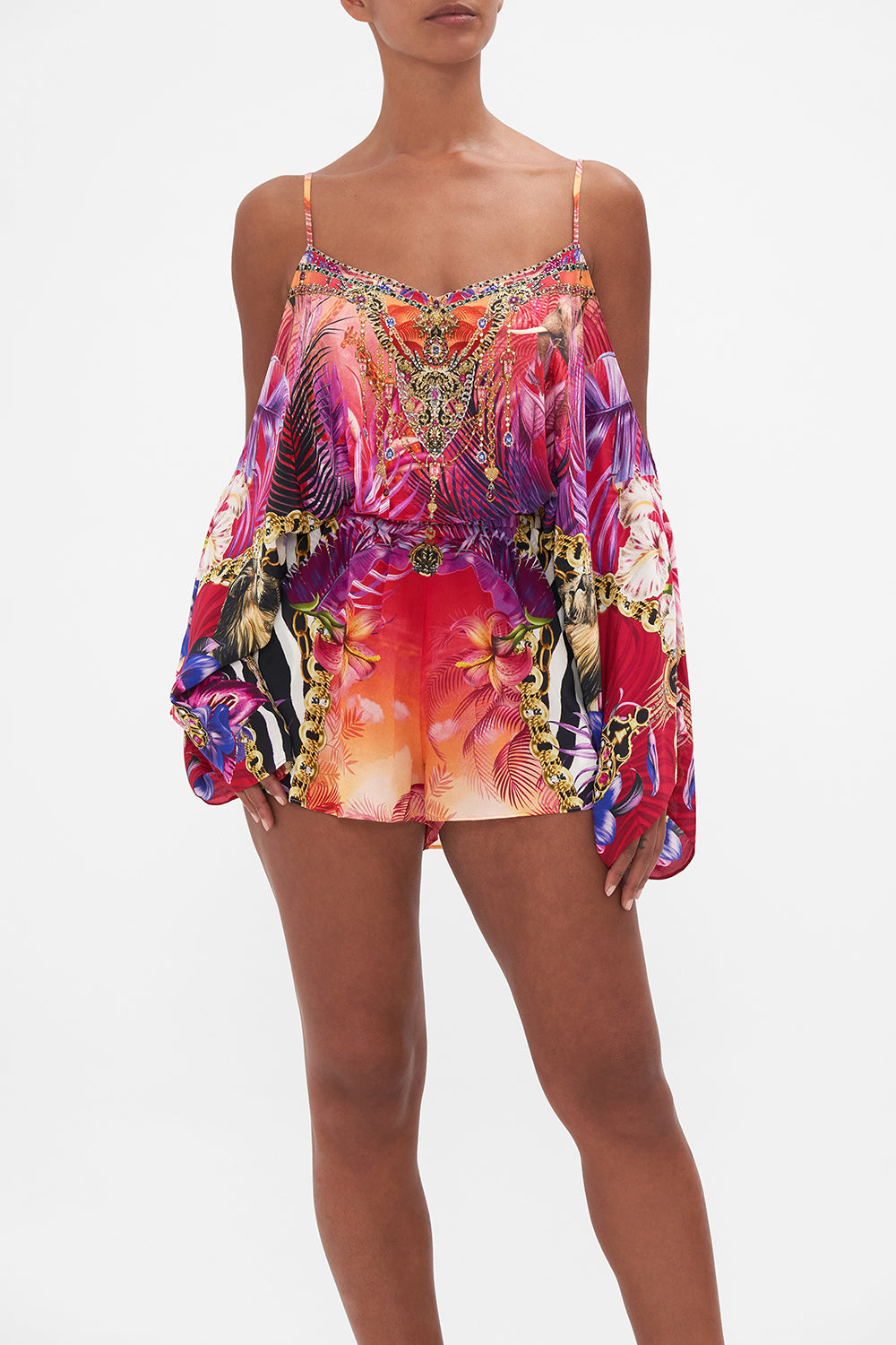 DROP SHOULDER PLAYSUIT WILD LOVING
