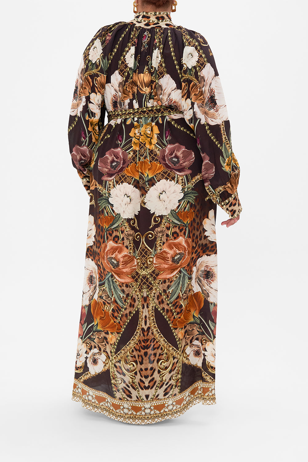 RAGLAN SLEEVE MIDI SHIRT DRESS WAVE YOUR WAND