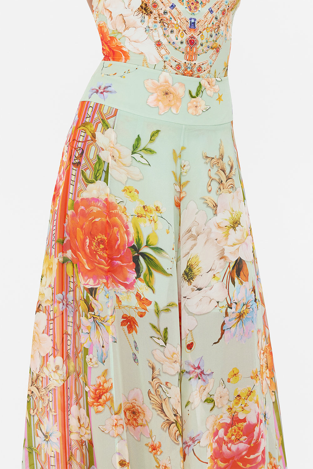 SHEER WIDE LEG PANT TALK THE WALK