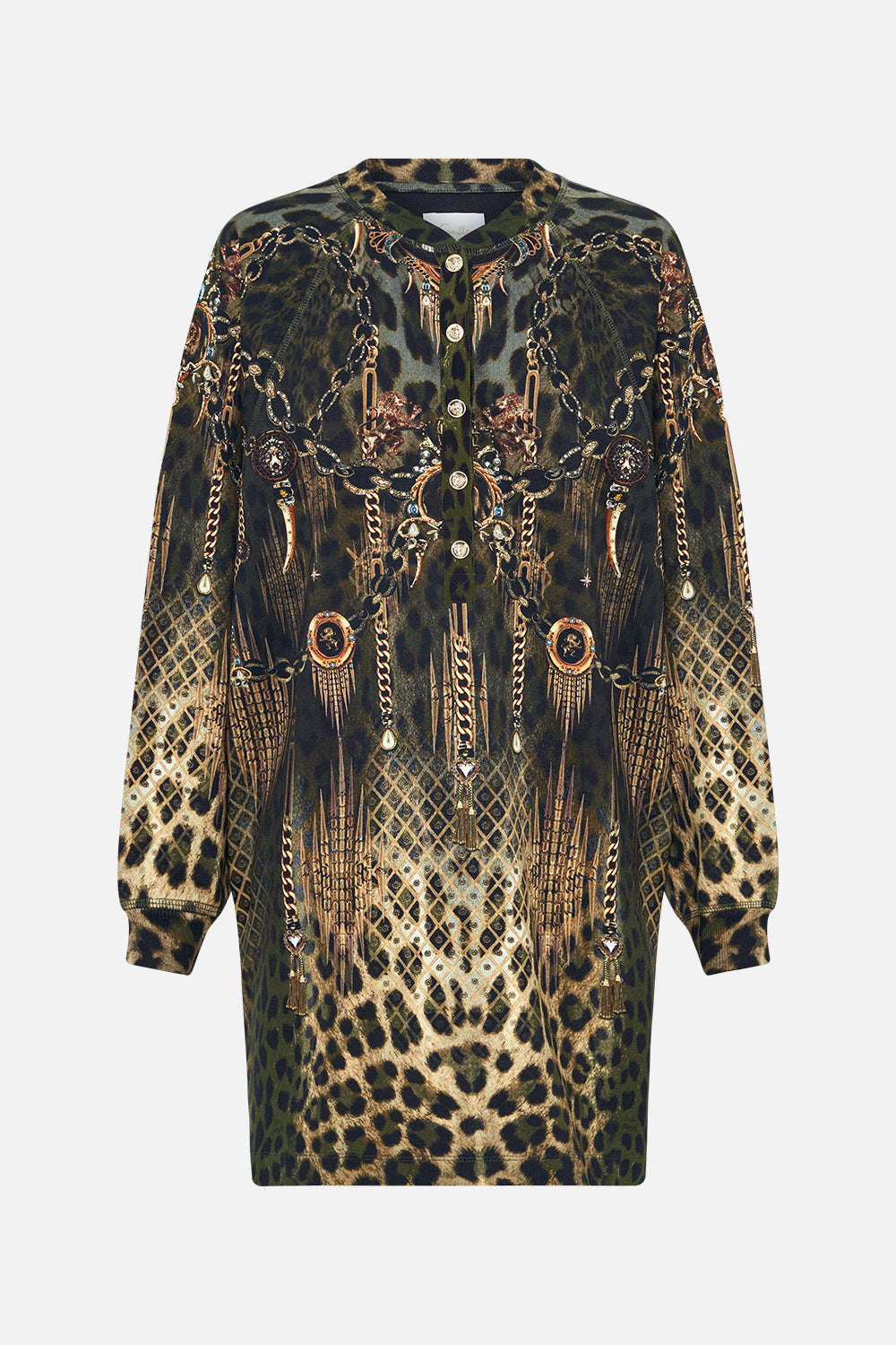 HENLEY MINI DRESS LIONS MANE