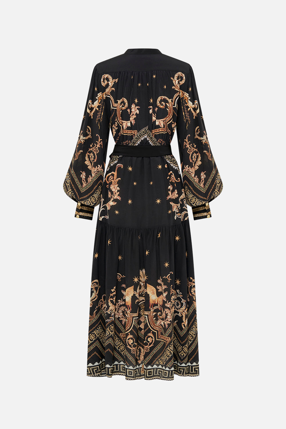 BUTTON THROUGH DRESS WITH YOKE DUOMO DYNASTY