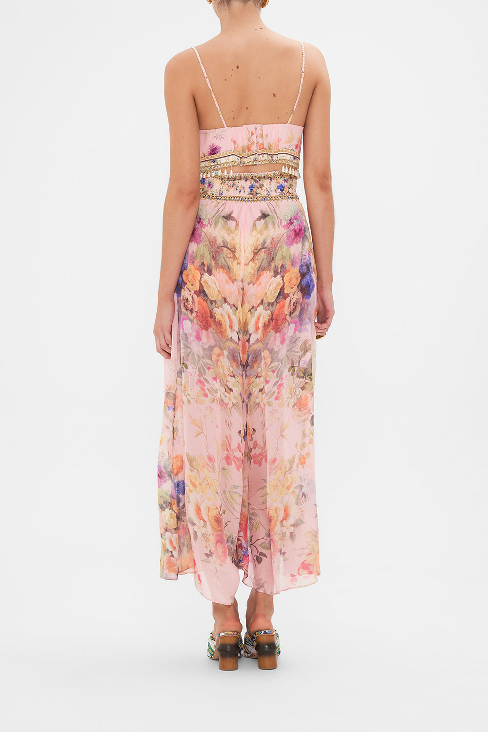 SHEER WIDE LEG PANT LETTERS FROM THE PINK ROOM