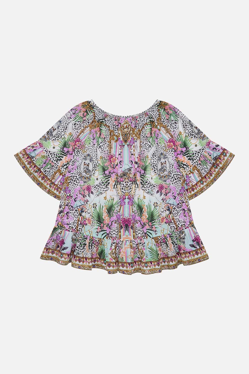 KIDS A-LINE FRILL DRESS 4-10 DEAR AMORE MIO