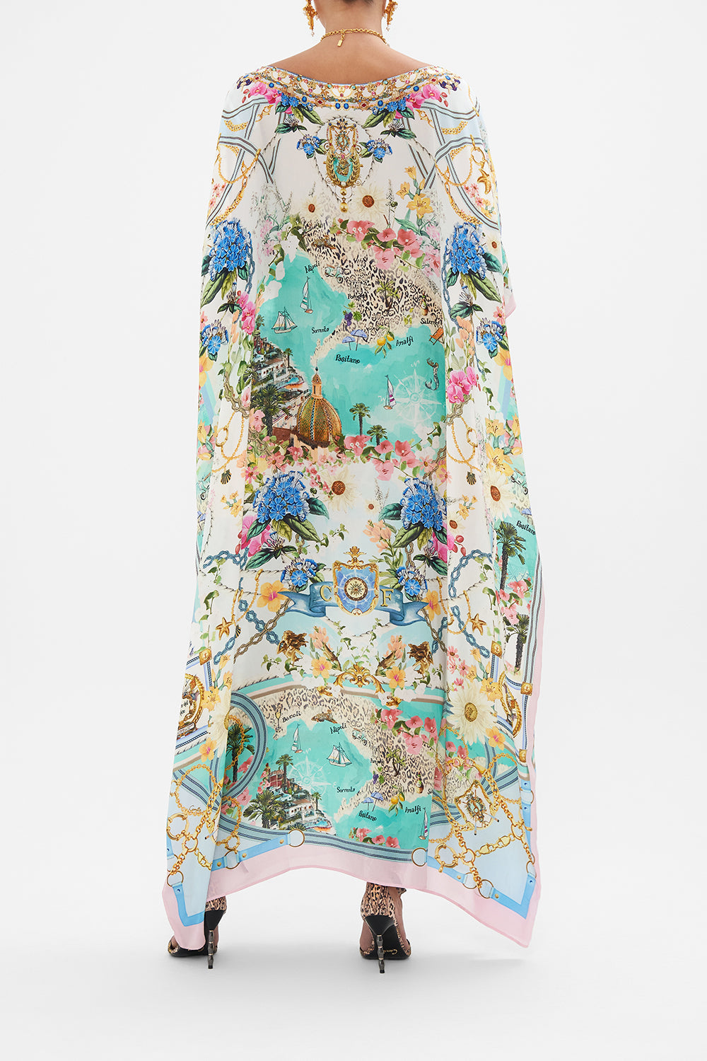 ROUND NECK KAFTAN AMALFI LULLABY