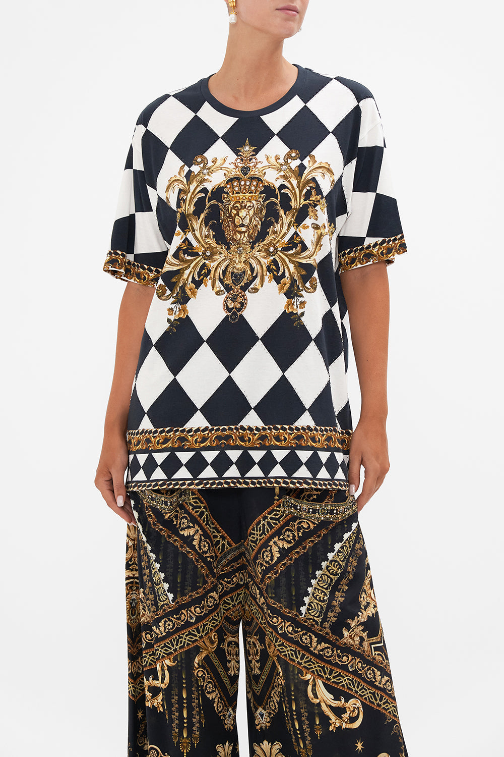 ORGANIC COTTON OVERSIZE BAND TEE DUOMO DYNASTY