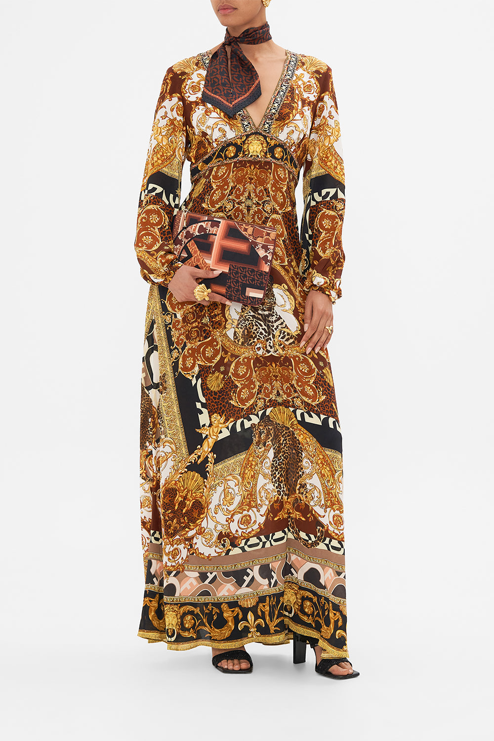 SMALL CANVAS CLUTCH FEELING FRESCO