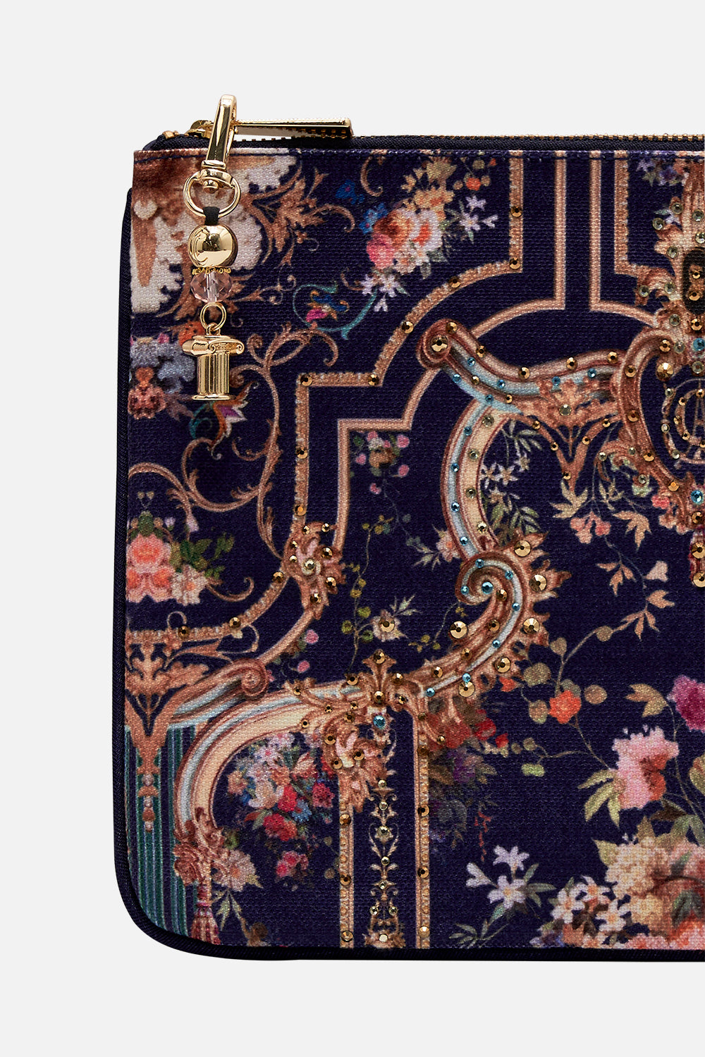 SMALL CANVAS CLUTCH PLAY YOUR CARDS RIGHT