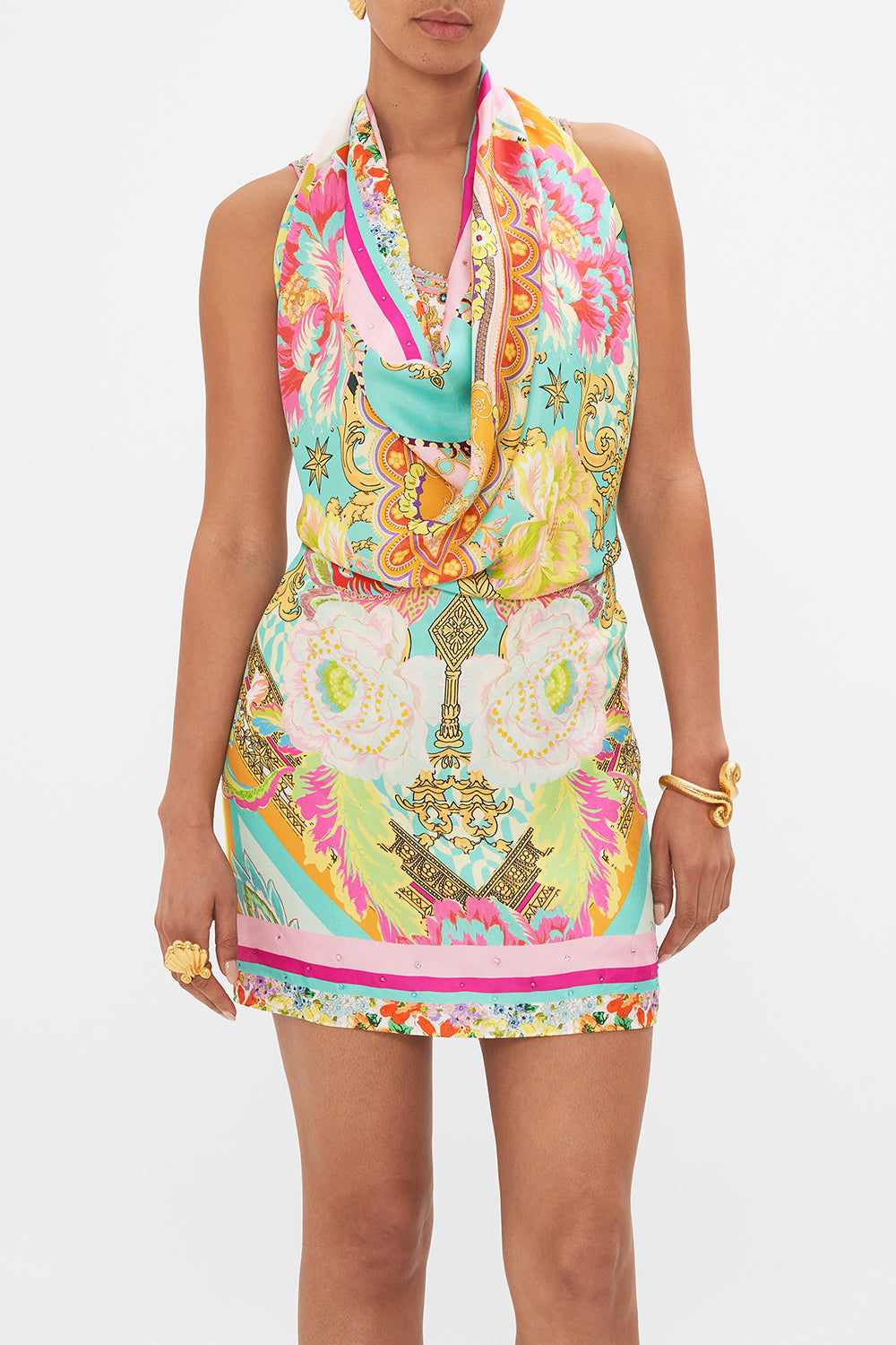 LARGE SQUARE SCARF AN ITALIAN WELCOME