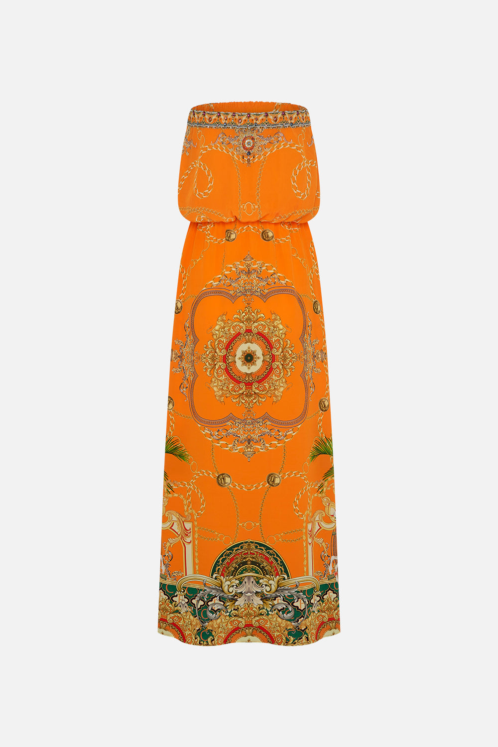 STRAPLESS BLOUSON DRESS DANCING WITH THE BULLS