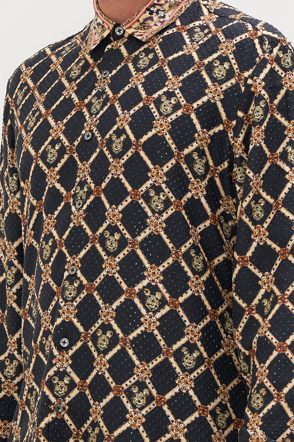 COLLARED LONG SLEEVE SHIRT MAXIMUM MICKEY