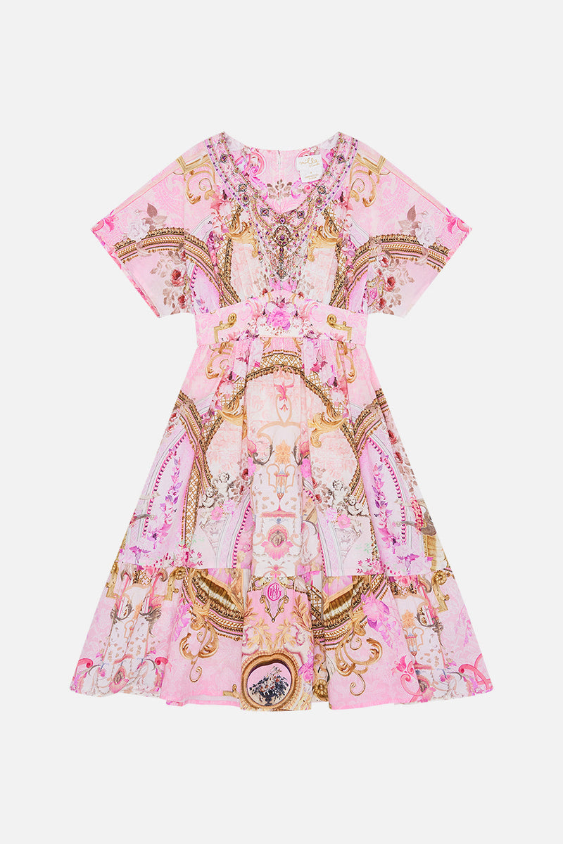 KIDS RELAXED SHIRRED WAIST DRESS MILLAS BACKYARD