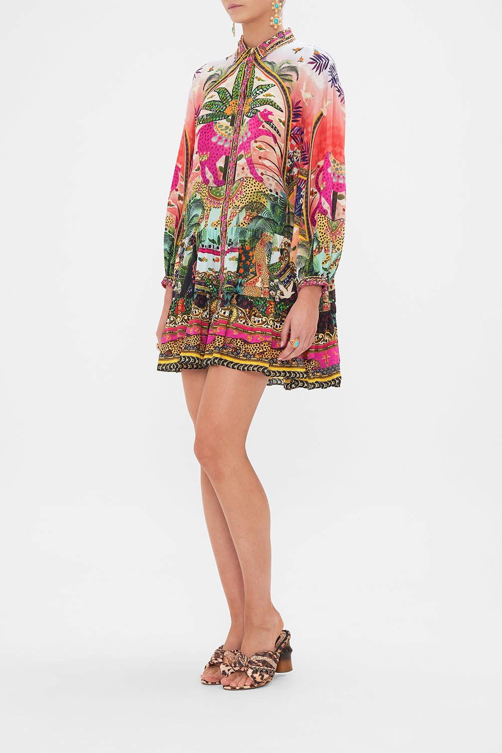 TIERED SHIRT DRESS ALESSANDROS ATLANTIS