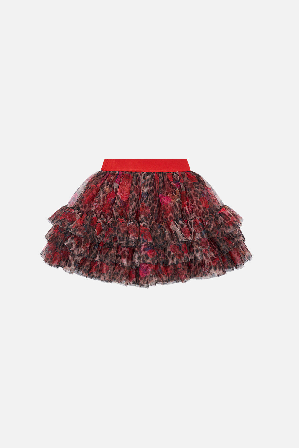 Product view of Milla By CAMILLA kids tutu skirt in Heart Like A Wildflower print