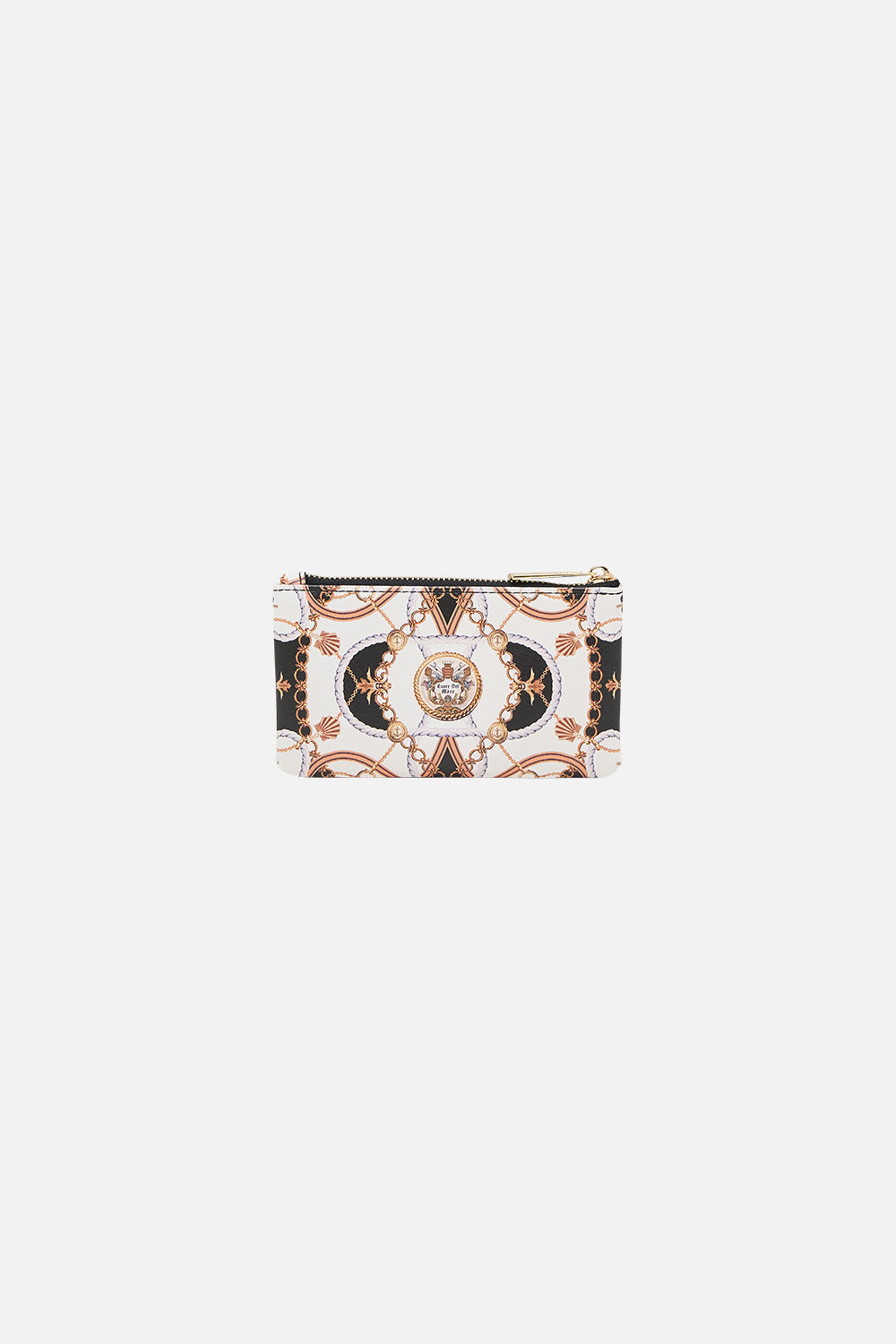 Product view of CAMILLA cardholder in Sea Charm print