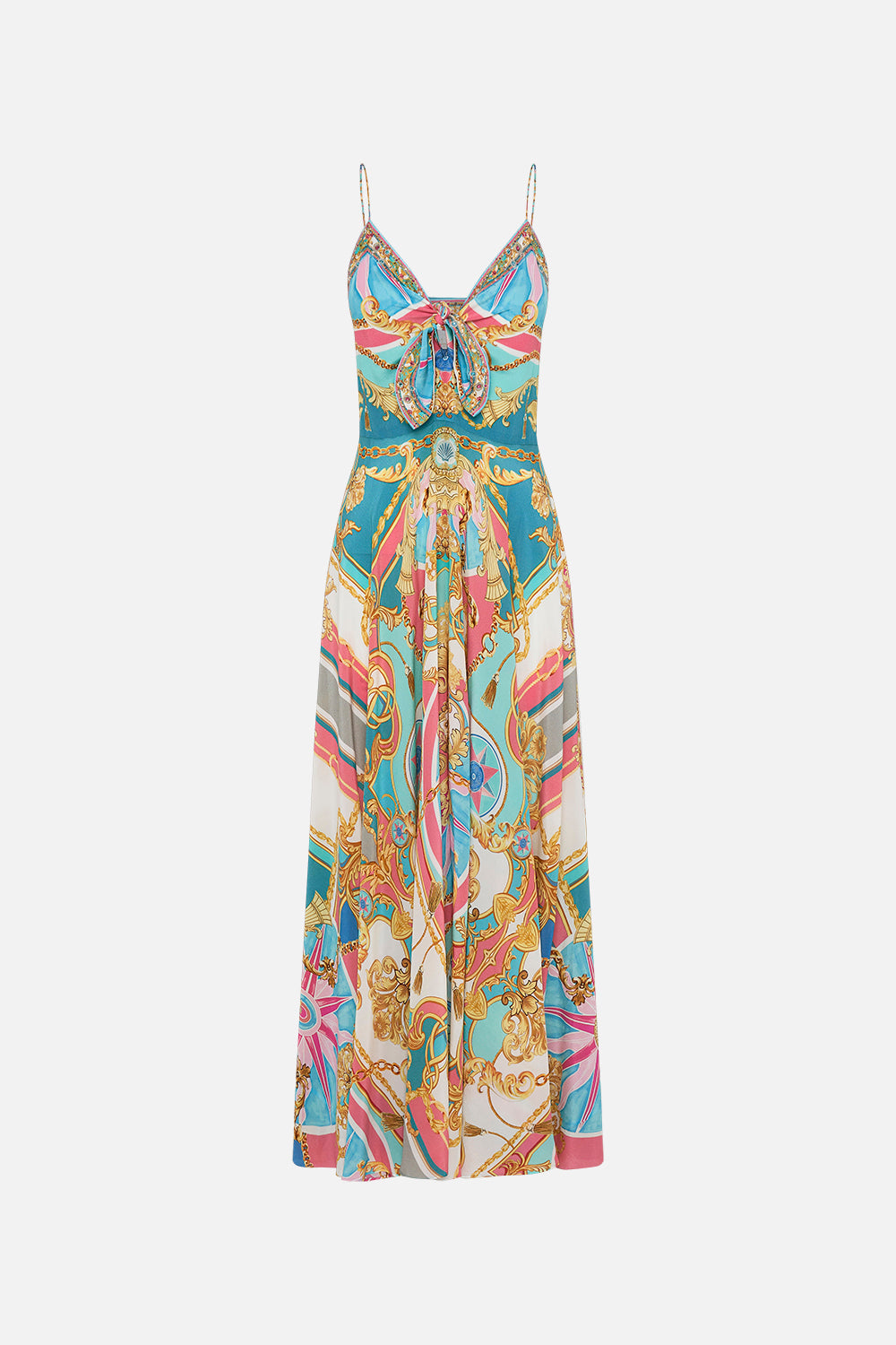 Product view of CAMILLA maxi dress in Sail Away With Me print