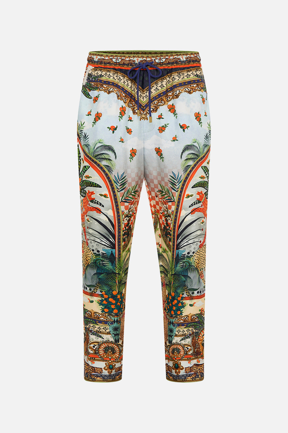 STRAIGHT LEG ELASTICATED WAIST PANT ALESSANDROS ATLANTIS