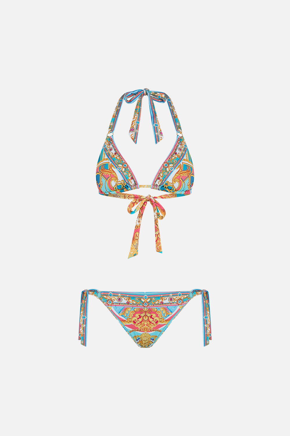 Product view of CAMILLA resort wear bikini Sail Away With Me print