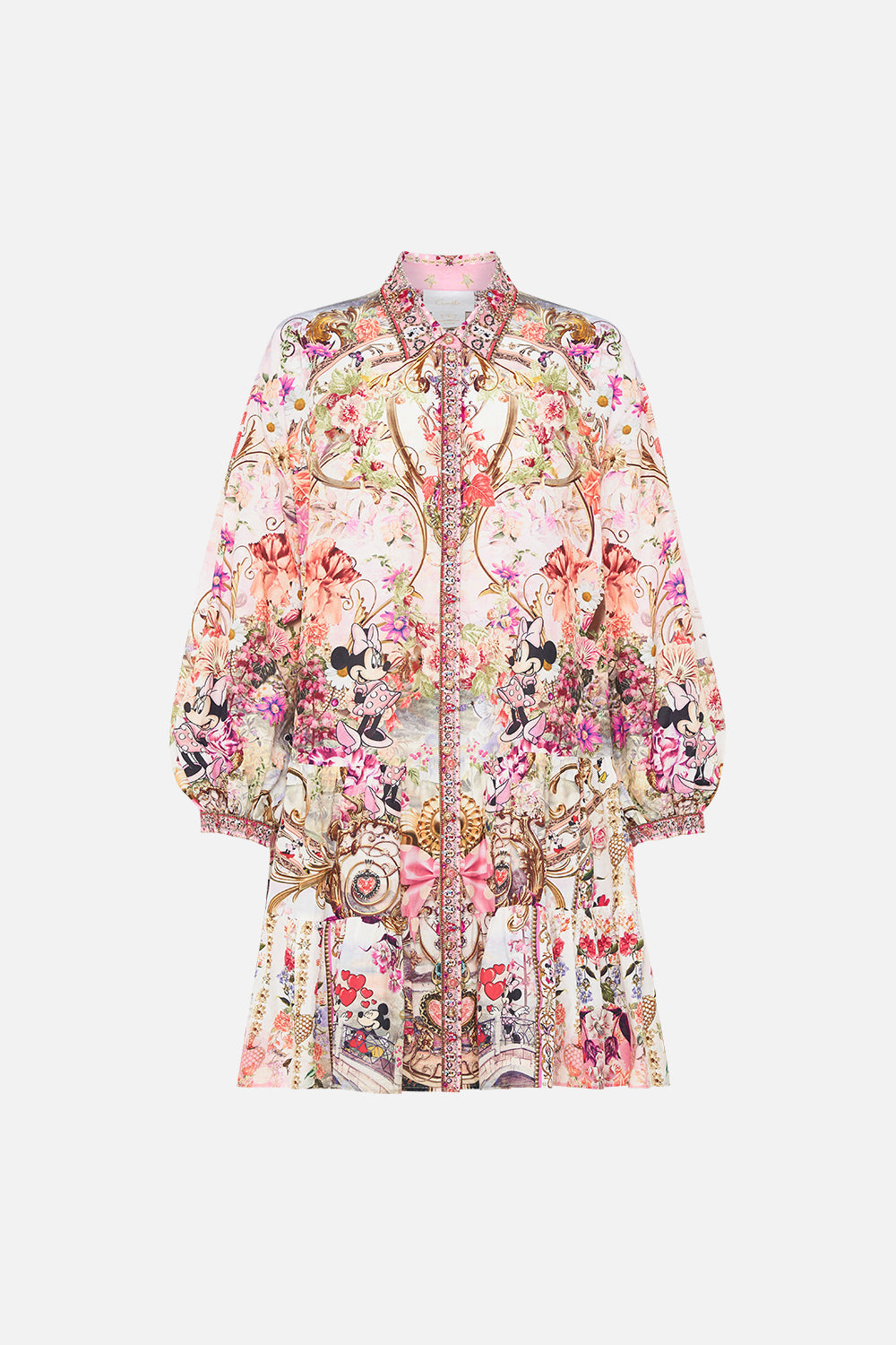 TIERED SHIRT DRESS MINNIE MOUSE MAGIC