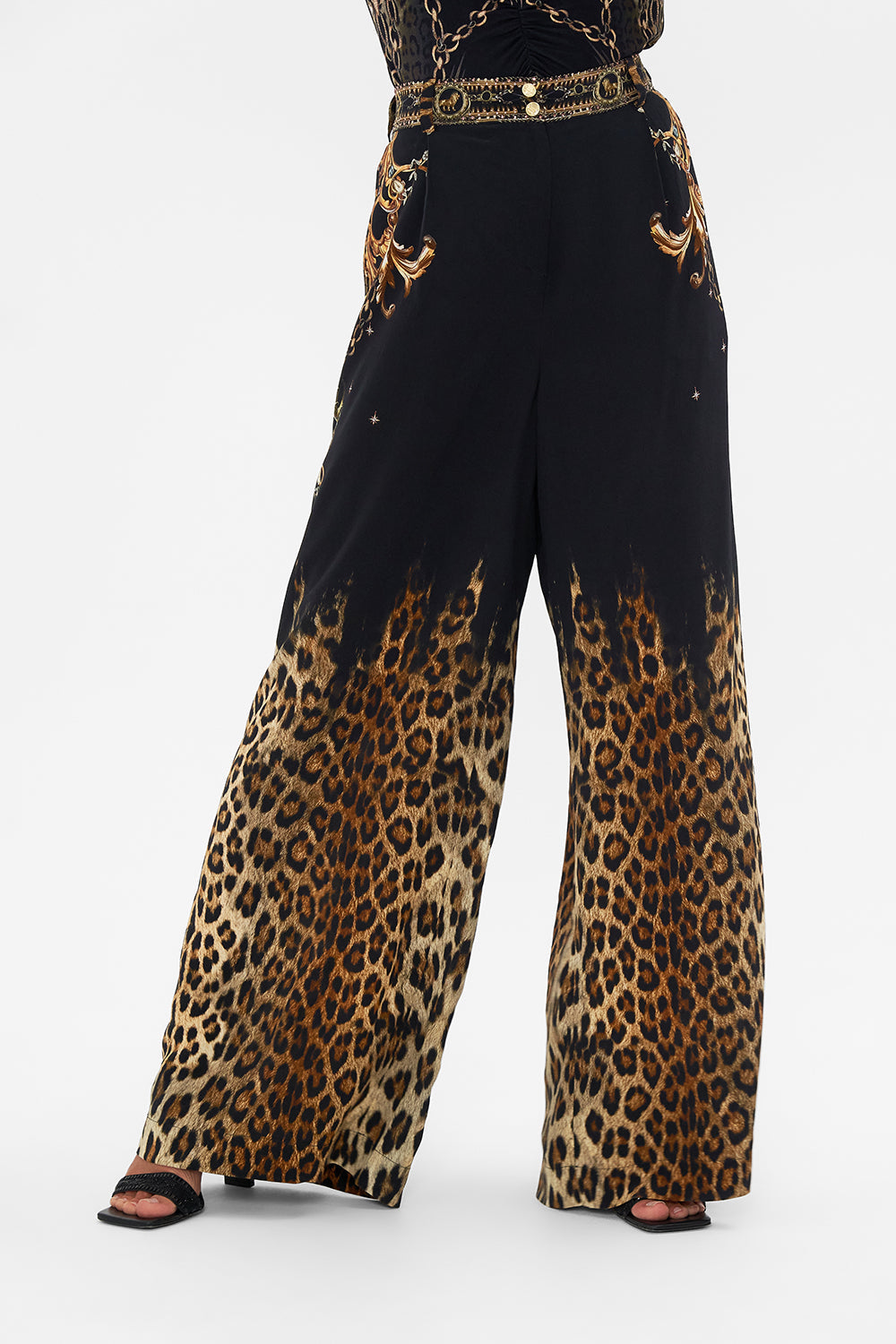 WIDE LEG WAISTED PANT JUNGLE DREAMING