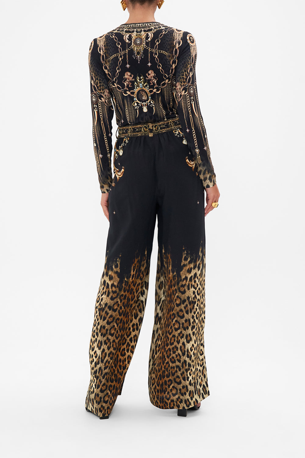 WIDE LEG WAISTED PANT JUNGLE DREAMING