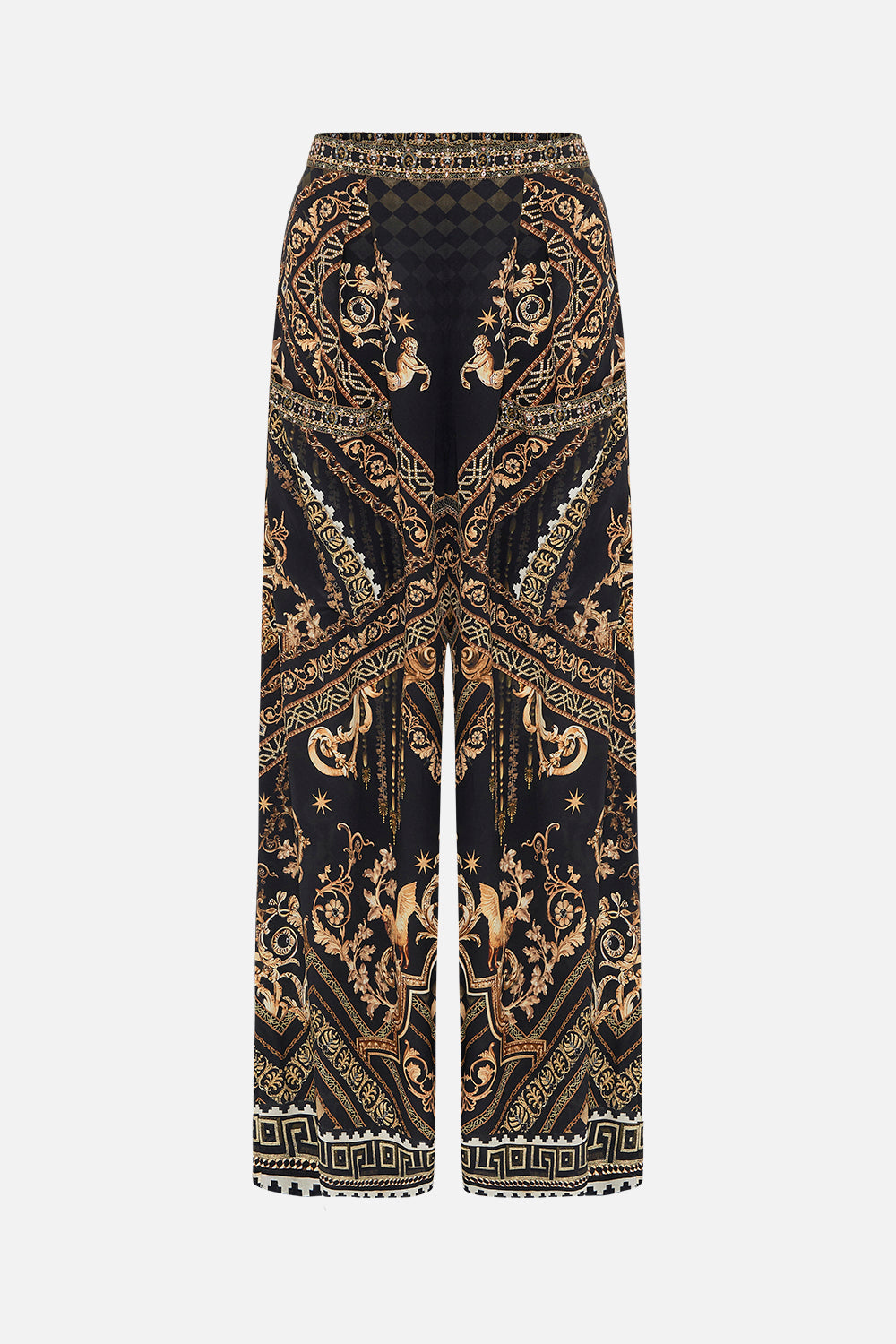 WIDE LEG TROUSER WITH FRONT POCKETS DUOMO DYNASTY