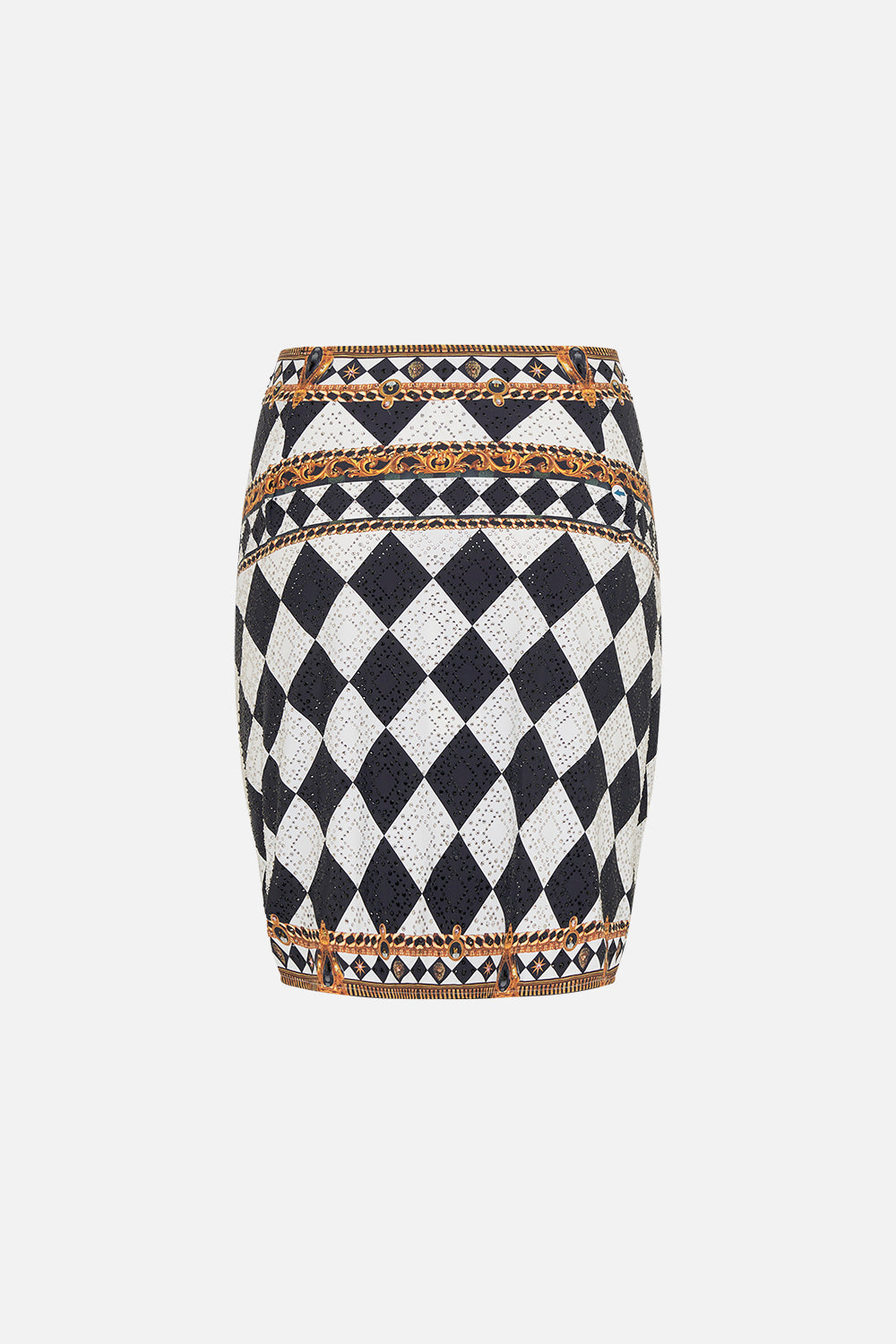 LAYERED SHORT SARONG WITH TIE FRONT DUOMO DYNASTY