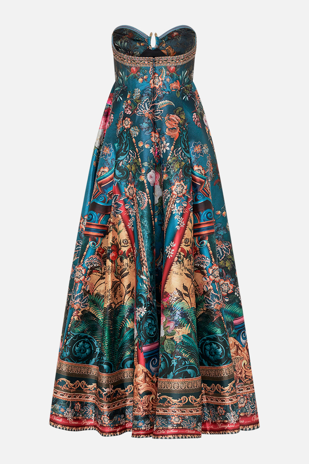 STRAPLESS MAXI DRESS VERDIS WORLD