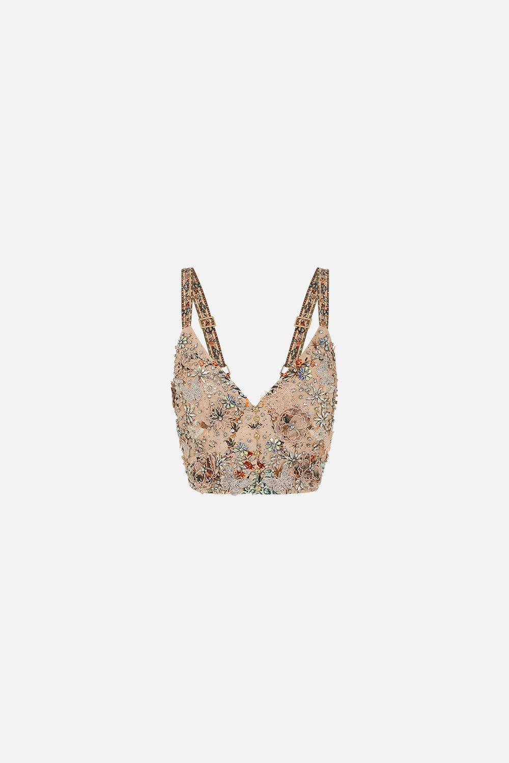 Camilla bralette in Rose Garden Revolution print