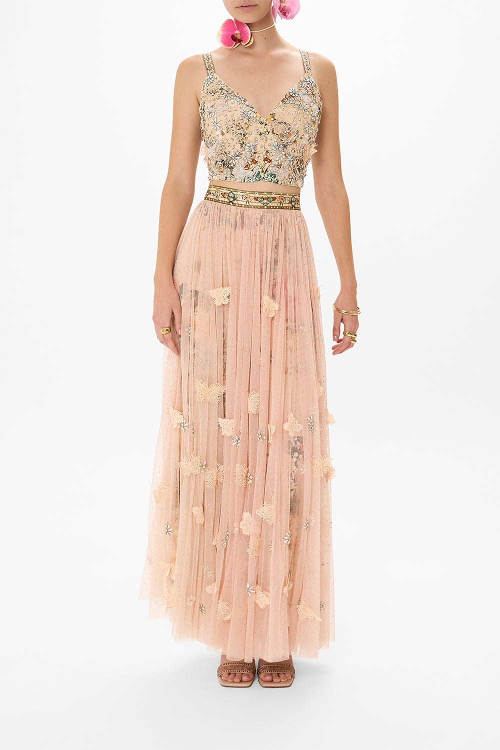 Camilla bralette in Rose Garden Revolution print